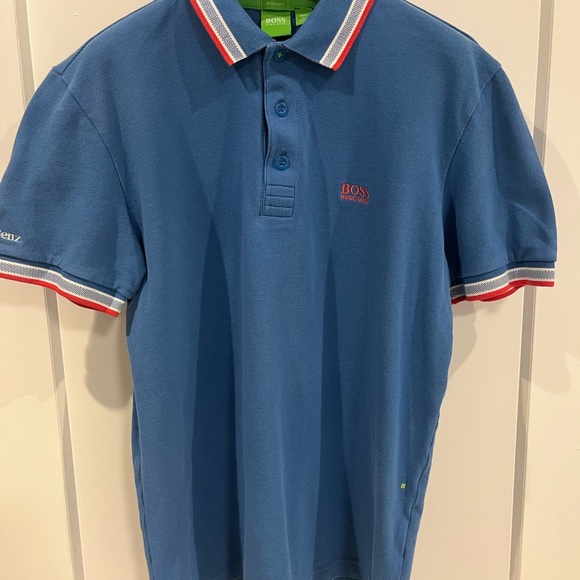 Hugo Boss polo with Mercedes logo - Picture 1 of 3